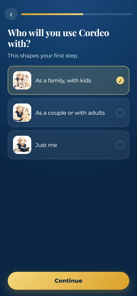 Who with?